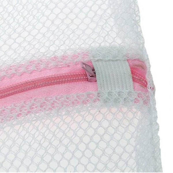 3pcs Set Clothes Wash Mesh Net Bag Pouch Basket For Washing Machine Laundry Bra Aid