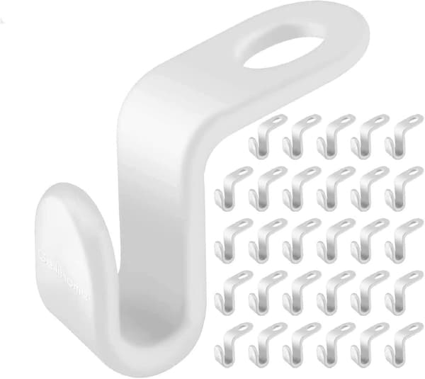 30 Pcs Clothes Hanger Connector Hooks Space Saving Coat Hanger Connectors For Wardrobe