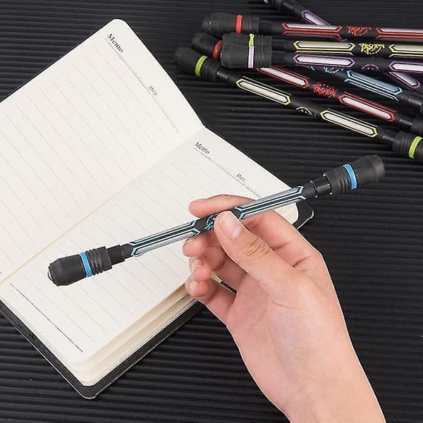 Funny Spinning Gaming Pen Non Slip Trick Rolling Students Writing Gel Pen Random 1pcs A