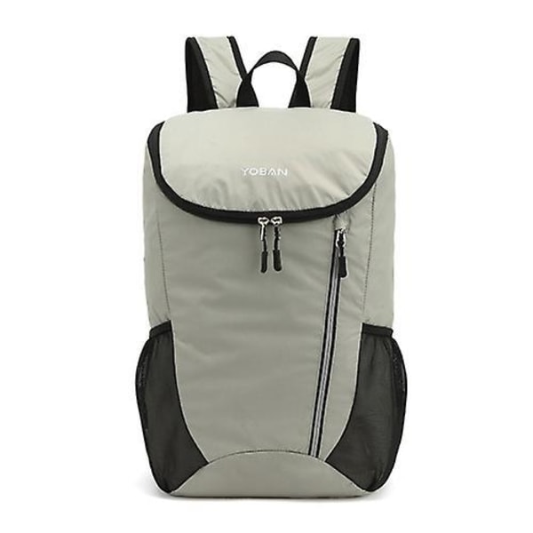 Yoban Y-1434l Outdoor Cycling Sports Waterproof Lightweight Folding Backpack Grey