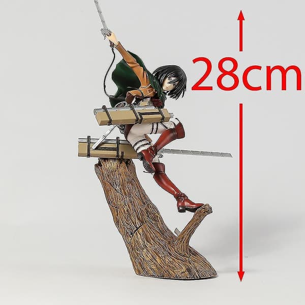 Attack On Titan Mikasa Levi Ackerman Renewal Package Ver. Collection Figure Figurine Model Statue 28cm no box