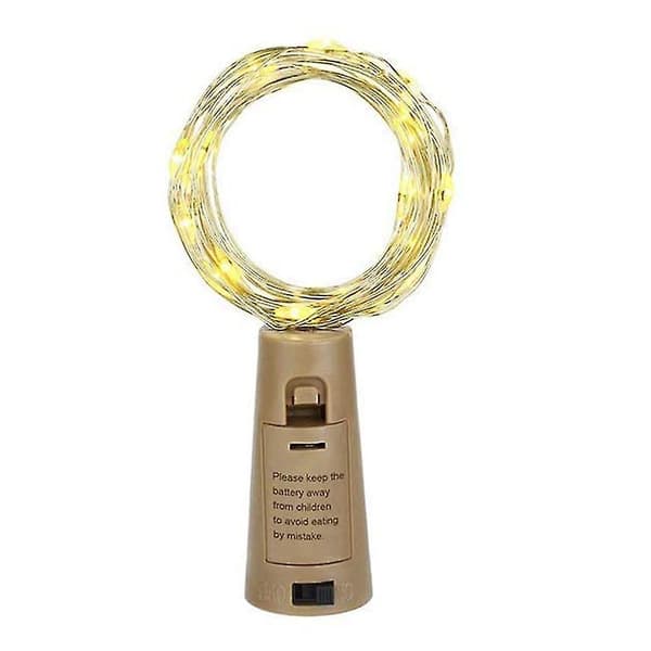 Bott Lights With Cork For Gin 8 Pack 2m 20 D Cork Lights Warm White Fairy Lights Battery Powered