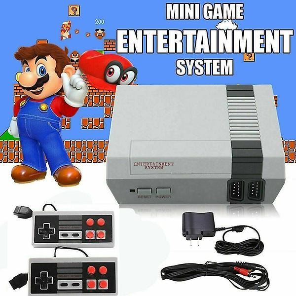620 Built-in Mini Classic Nes Game Console W/ 2 Controllers Retro Kid Gift US Plug