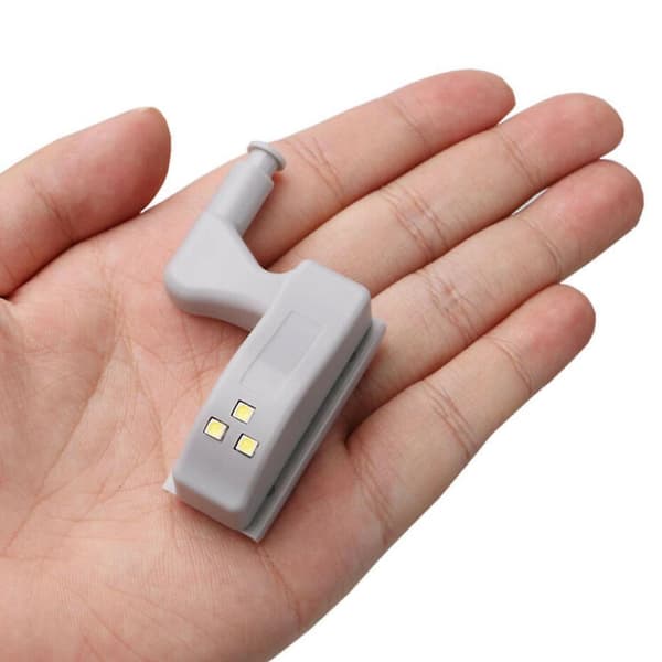 10 stk. LED Sensor Natlys Skabshængsel Garderobeskabs Lampe 1Pc