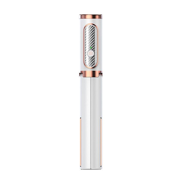 Selfie Stick til Smartphone Live Video med 360 Fjernbetjeningsrotation White