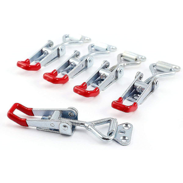 4 Pcs Metal Toggle Latch Retention Capacity, Adjustable Carpenter Clamps Compatible With Fastening And Tightening