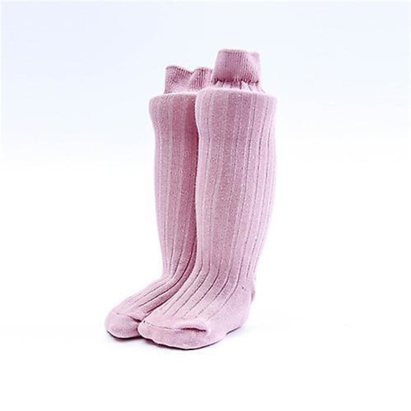 Baby Piger Strømpebukser Kabelstrikkede Leggings Strømper 3 Pak Pantyhose Spædbørn Småbørn M(3-5)