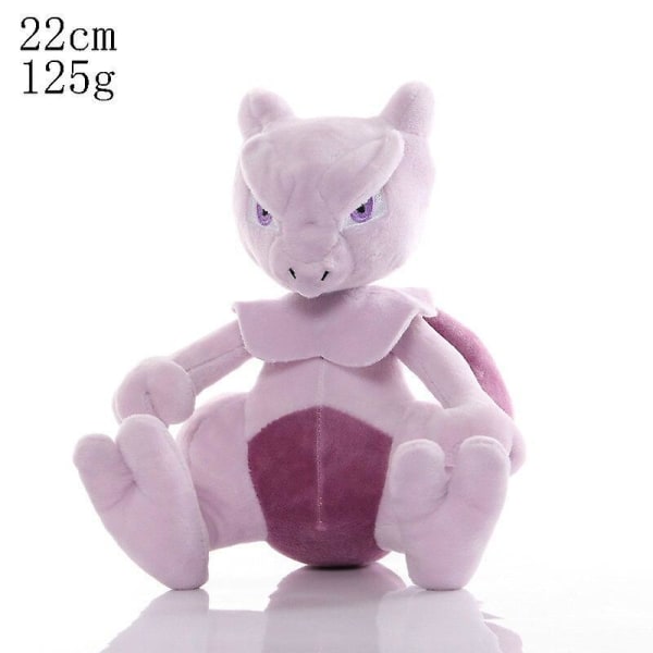 Pokmon Approximately 20 Cm Original Toy Hobby Stuffed Animal Plush Toy Children's Gift (mewtwo)