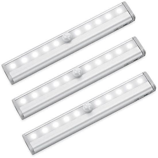 [3-pack] Led Closet Self-adhesive Light Mobile, Battery (no Battery)