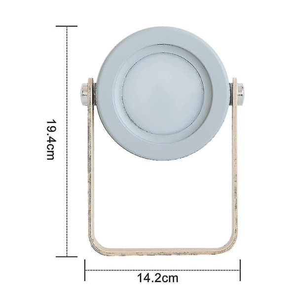 Led Lantern Style Night Light Creative Folding Eye Protection Table Lamp (gray)
