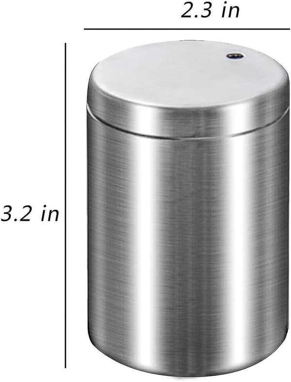 Stainless Steel Toothpick Holder Dispenser, Thickening Toothpicks Container Silver silver