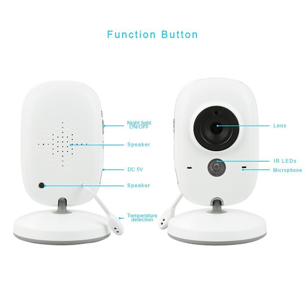 Camera Baby Monitor Wireless -digital Night Vision Walkie Talkie 3.2