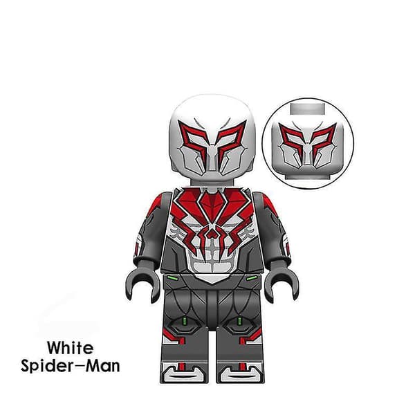 Spiderman Building Block Hero Returns Mysterious Guest Assembled Puzzle Building Block Minifigure Children's Toy(8pcs)