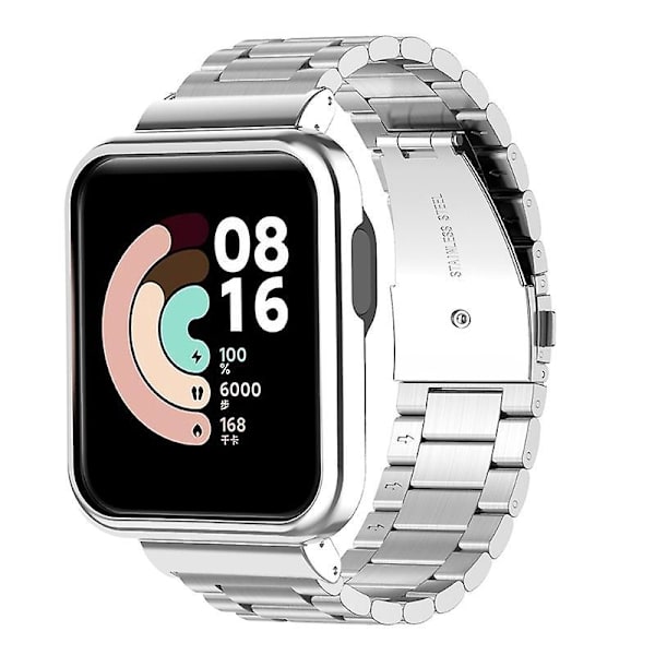 Til Mi Watch Lite/Redmi Watch Armbåndsrem Holdbart Armbånd Smartwatch Bånd Silver