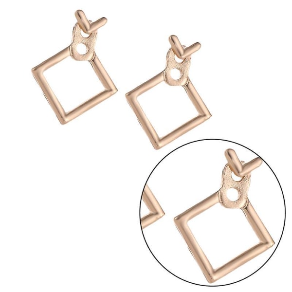 1pair Rhombus Earrings