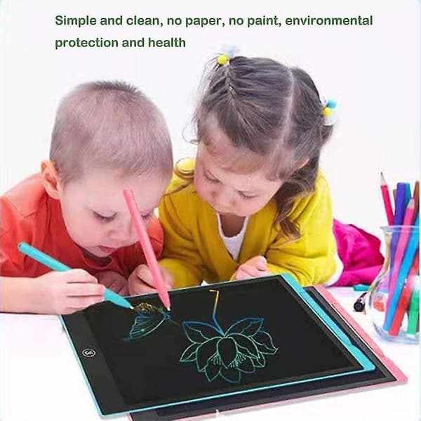 Lcd Writing Pad Kids Reusable Graffiti Pad 12 Inch Erasable Electronic Drawing Writing Pad
