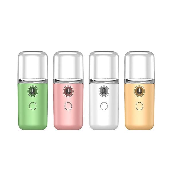Mini Nano Mist Spray Luftfukter Mini Bærbar USB Vannpåfyllingsspray Macaron Green