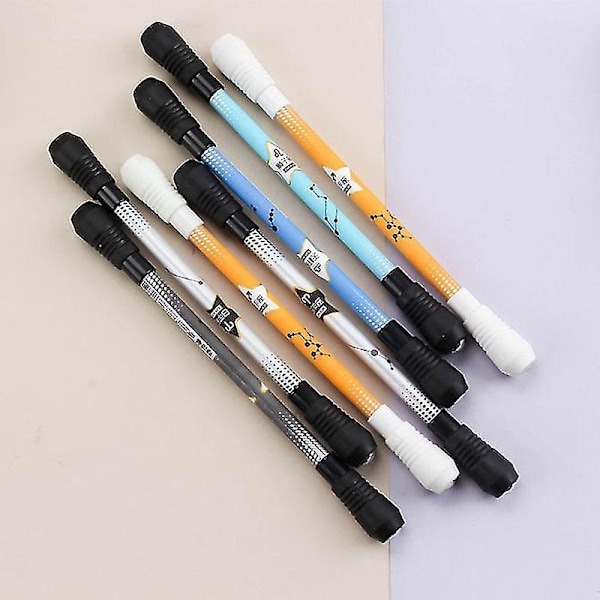 Funny Spinning Gaming Pen Non Slip Trick Rolling Students Writing Gel Pen Random 1pcs B