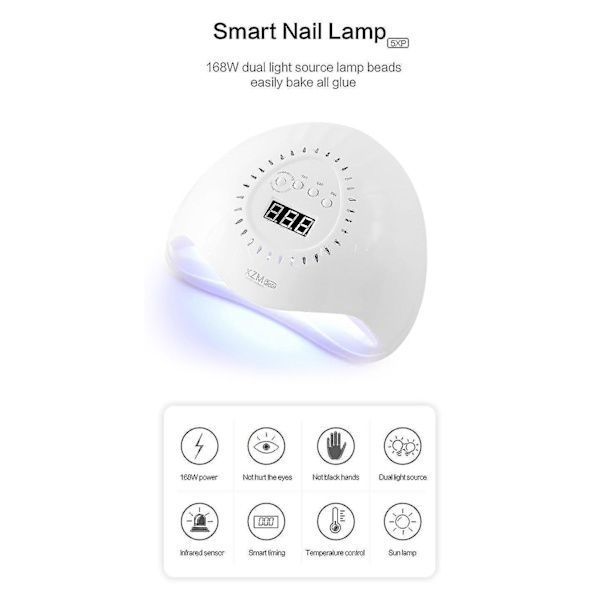 Yyh-168w Uv Led -kynsilamppu, 42 LED-valoa, geelikynsilakka kuivuri