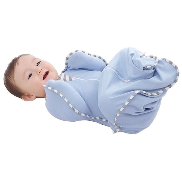 Svøpe, dramatisk bedre søvn, lar babyen sove Light Blue L