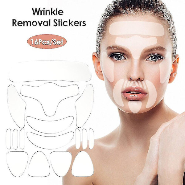 Reusable Silicone Wrinkle Removal Sticker Face Forehead Neck Eye Sticker Pad Anti Aging Patch Face Lifting Mask Skin Care Tools 18pcs