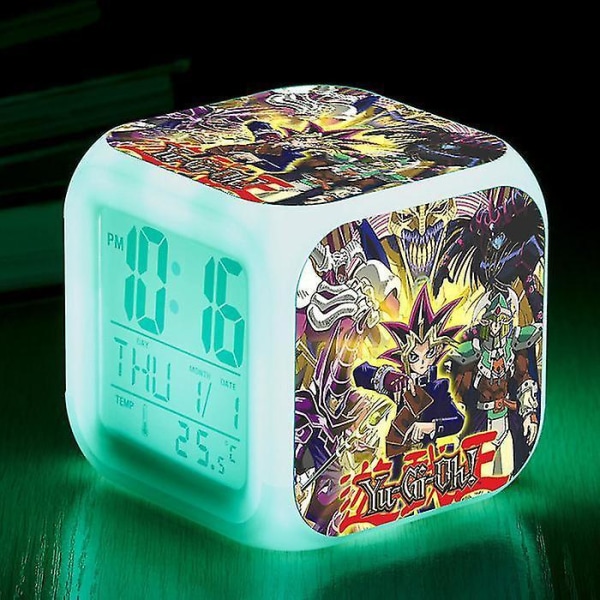Duel Monsters Game King Alarm Clock Led Colorful Alarm Clock Gift Creative Small Alarm Clock Style R