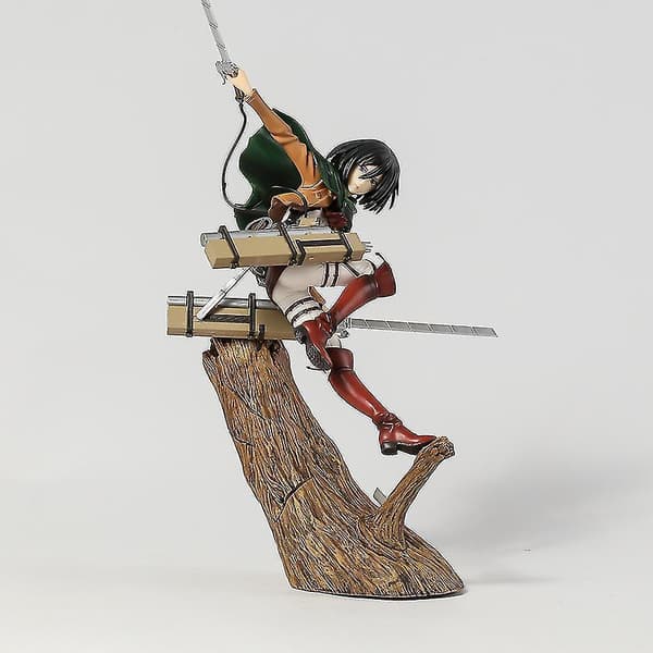 Attack On Titan Mikasa Levi Ackerman Renewal Package Ver. Collection Figure Figurine Model Statue 28cm box