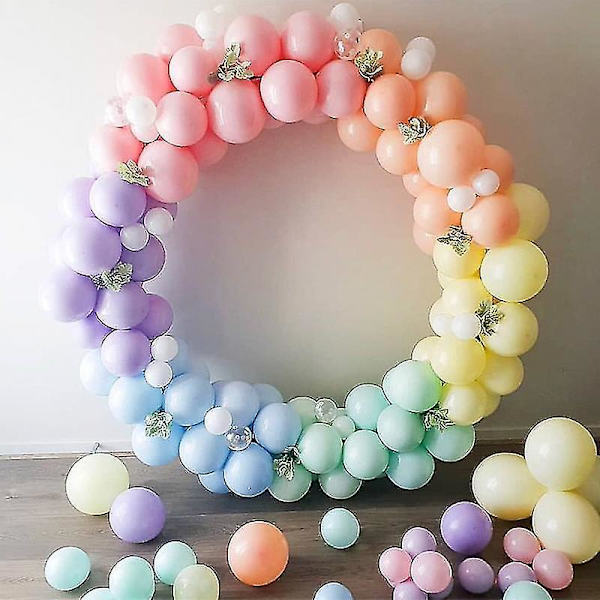 60/80/100/150cm Ballonring Rund Stor Ballonbue Cirkel Ring Stativ Holder Ballonguirlande Baggrundsramme Søjle Bryllup 60CM