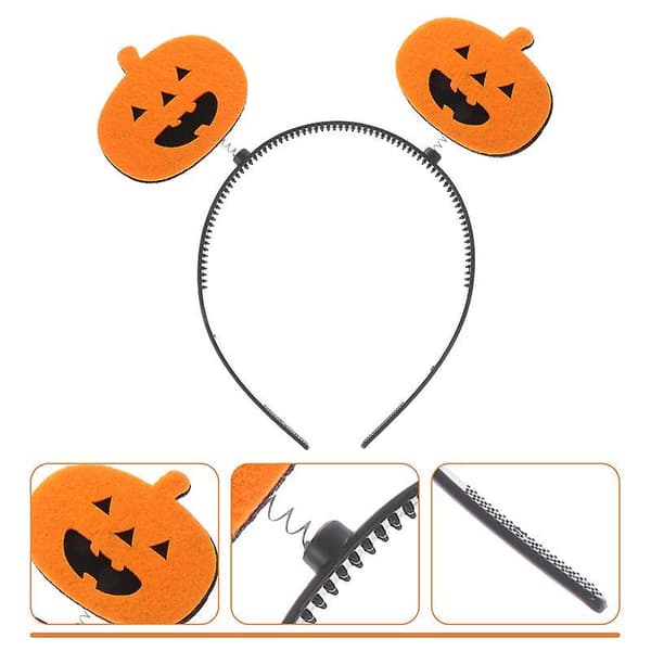 2 stk. Halloween Gresskar Hårbøyler Morsom Fest Hodeplagg Chic Hårpynt