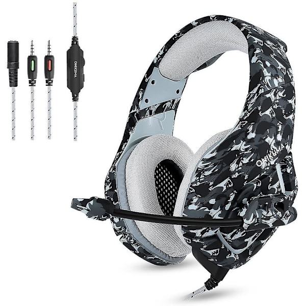Stereo Pc Gaming Headset With Noise Canceling Mic For Ps4 Ps5 Xbox Series K1-B
