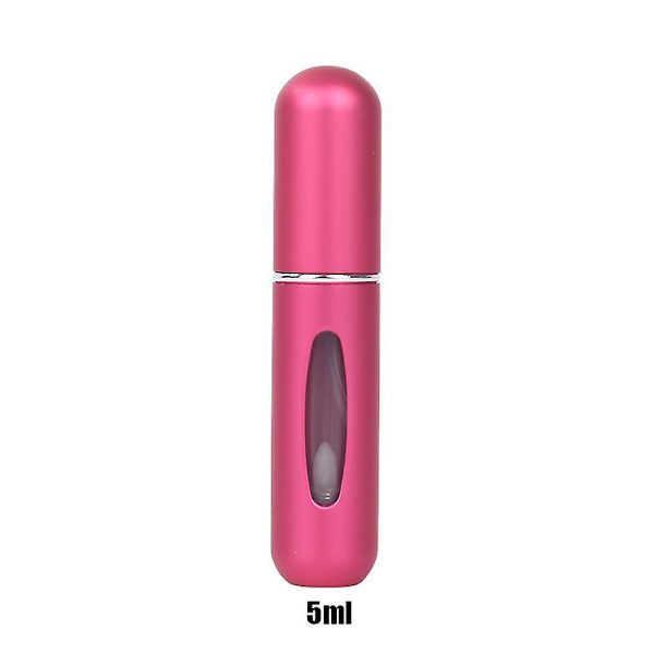 8ml Portable Mini Refillable Perfume Bottle With Spray 5ml rose