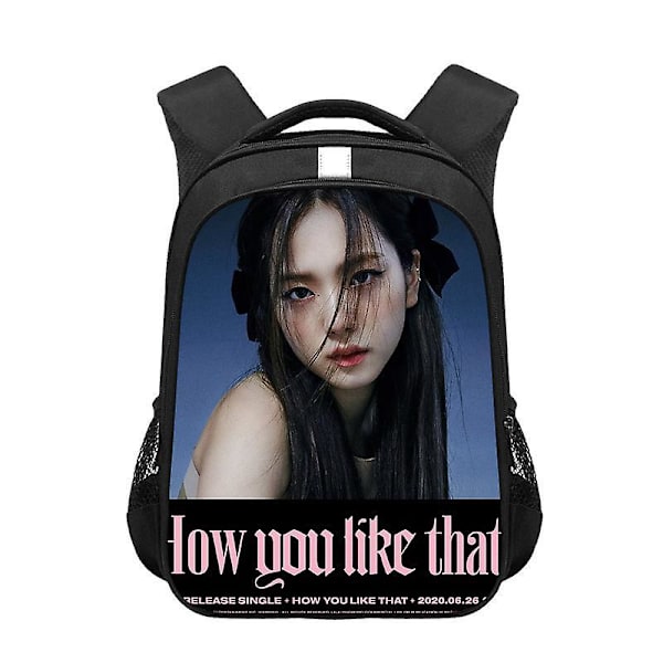 Blackpink Backpack Laptop Bag School Bagbookbag Teens Bookbag Children style 6