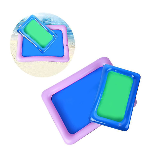 Indoor Magic Play Inflatable Sandbox Sand Tray blue