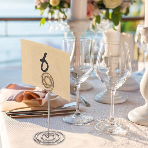 Photo Holder Clips Table Number Stand For Wedding Birthday Anniversary Party B