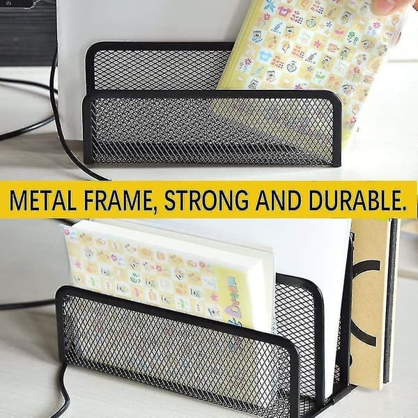 Desk Mail Organizer Small File Holders Letter Organizer Metal Mesh Document/filing/folders