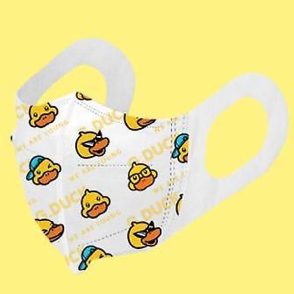 Kid's Little Yellow Duck Disposable 3d 3-layer Protection Mask E
