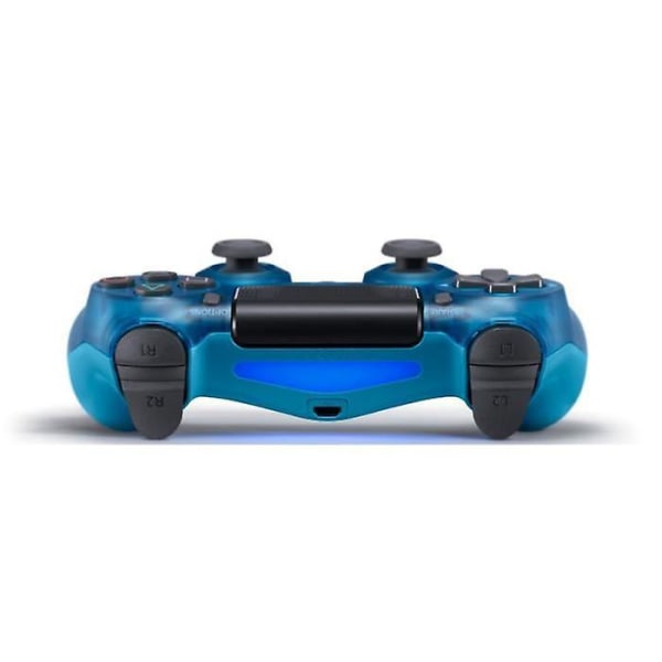 Wireless Game Controller Compatible With Ps4/ Slim/pro Console Transparent Blue