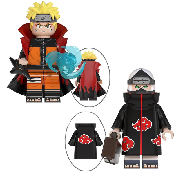 Ninja Mini Figures Set 8 Pack Kids Toys Action Figure Anime Heroes Mini Figure Birthday Party Gifts For Adults And Children Boys Girls