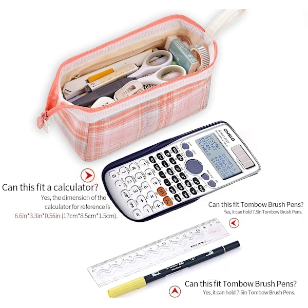 2 pouch on sale pencil case