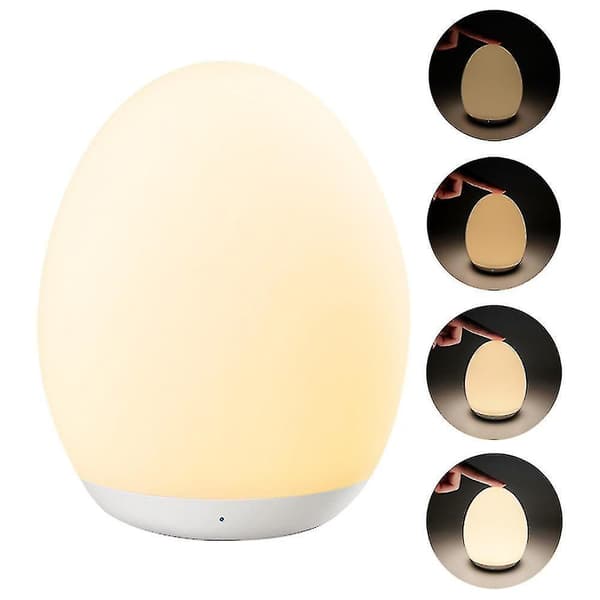 Led Baby Night Light, Usb Rechargeable Bedside Table Lamp, Touch 7 Color Rgb Gradient*stb