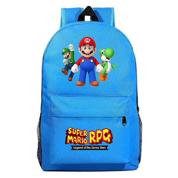 Super Mario Star Junior Skolesekk Color-5