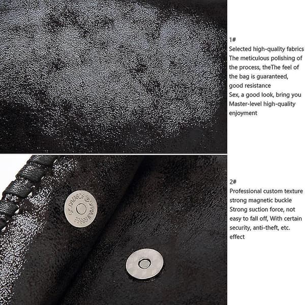 Black Simple Casual Women's Pu Leather Shoulder Bag
