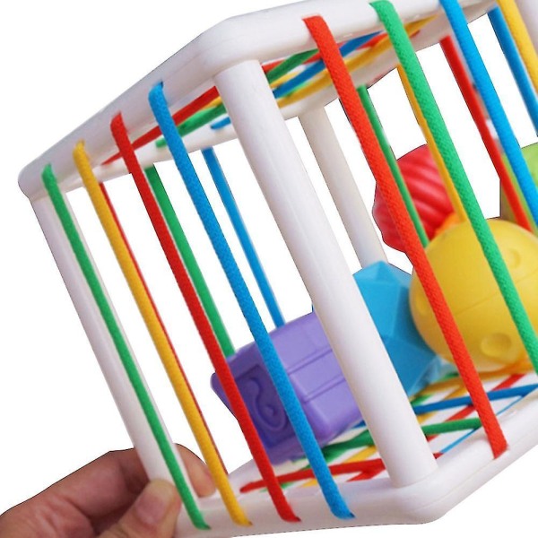 Baby Building Block Sorting Box Activity Cube Sensory Tactile Motor Skill Game Educational Toy