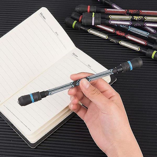 Sjov Spinnende Spilpen, Anti-Skrid Sikker, Trick Rullende, Studerende Skrive Gelpen Random 1pcs C