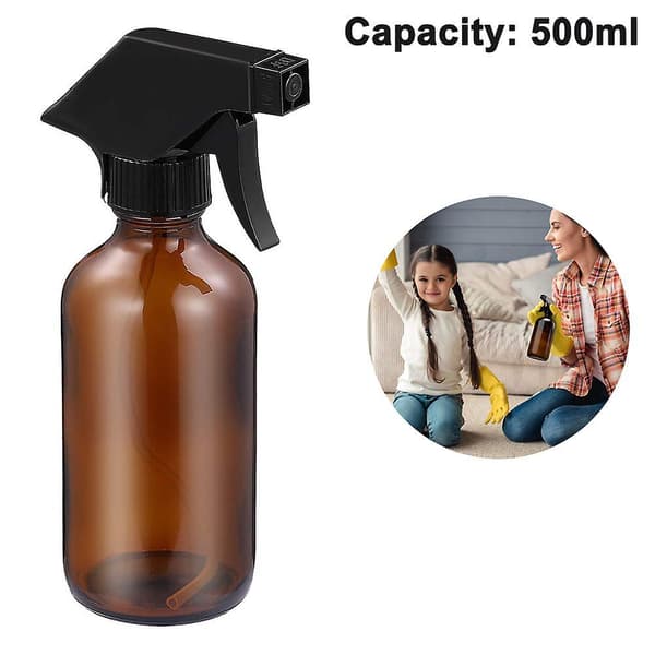 Plastic Spray Bottle, Empty Spray Bottles, Pet, Essential Oil Cleaning Brown