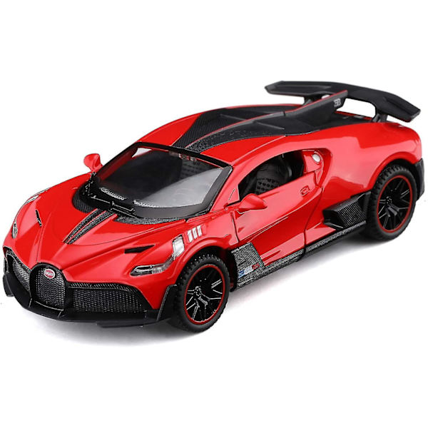 Bugatti Divo Støbt Bil, Zinklegering Støbemodel Legetøjsbil Træk Tilbage Ca