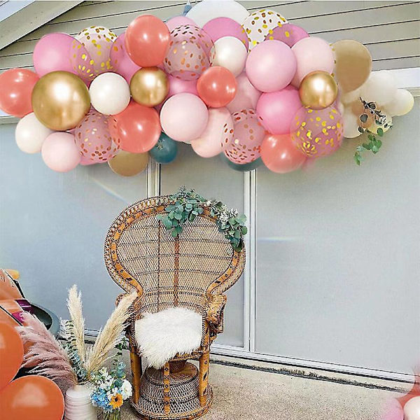 Balloon Garland Set Arches Pink Latex Sequin Balloon Party Decorations