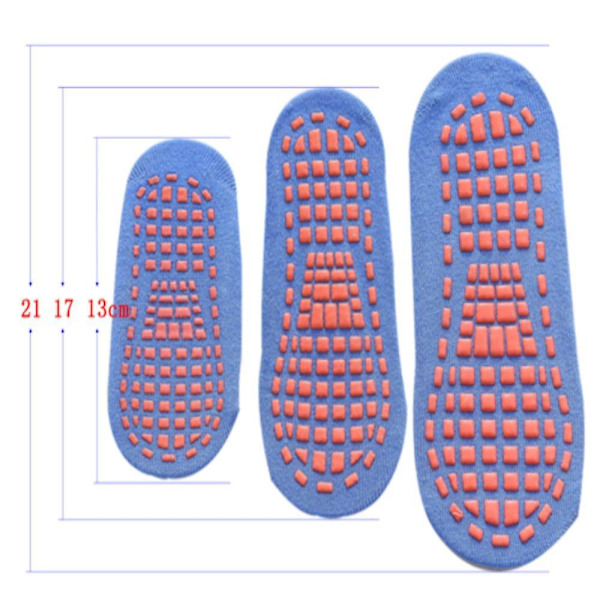 6 Pairs Of Anti-slip Socks Yoga Socks Slip Socks Stopper Socks STYLE1 Small Child