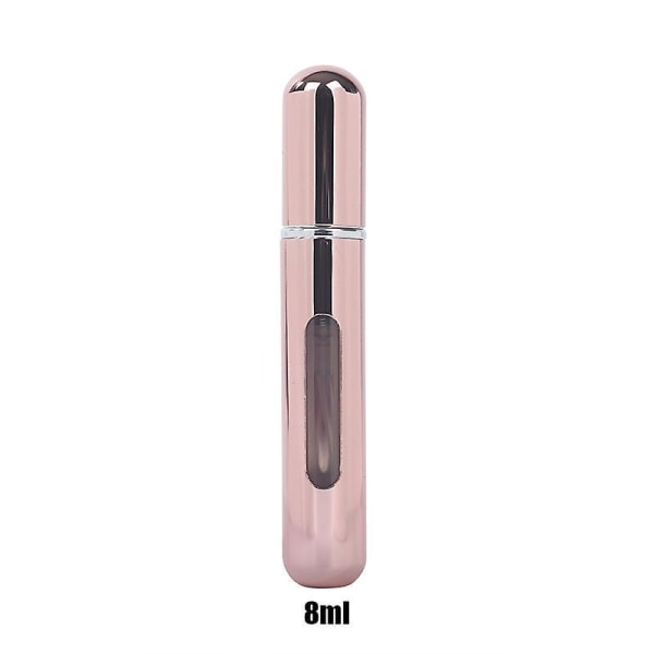 8ml Portable Mini Refillable Perfume Bottle With Spray 8ml bright pink