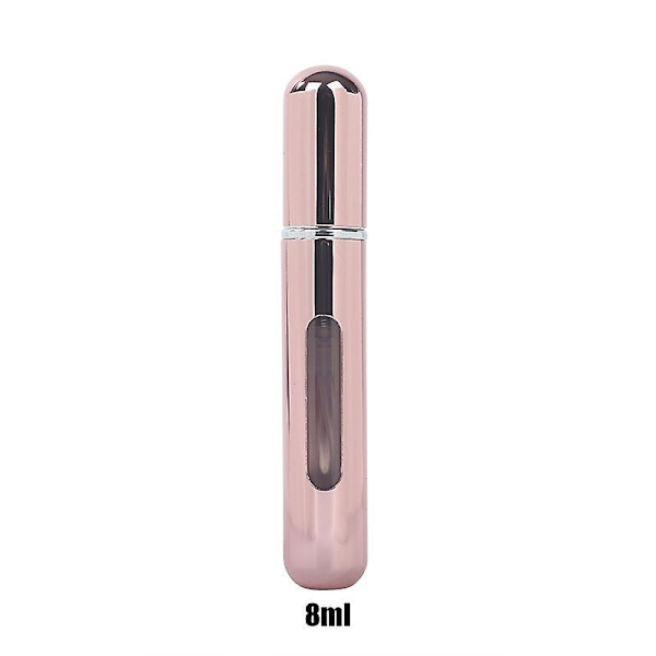 8ml Portable Mini Refillable Perfume Bottle With Spray 8ml bright pink